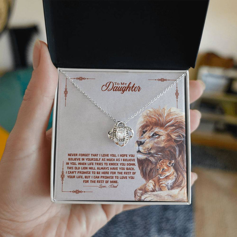 Never Forget - Love Knot Necklace